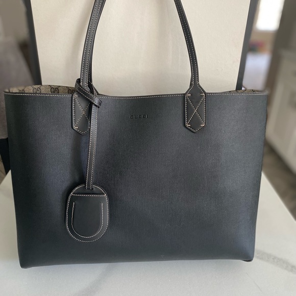 Gucci reservable canvas large tote **Authentic** - Picture 11 of 15